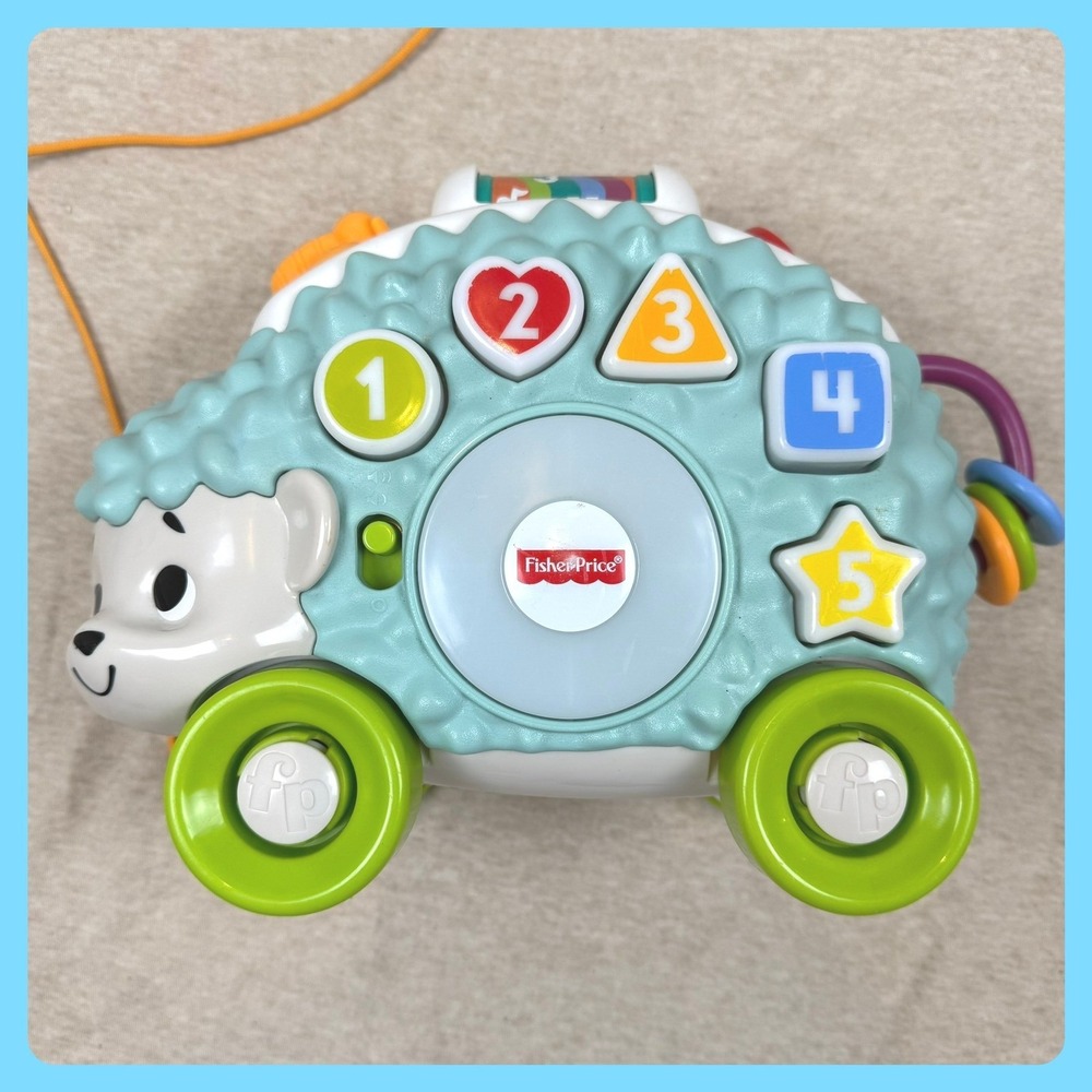 Linkamals Original 2019 Fisher Price Hedgehog Baby Educational Toy Lights Sounds